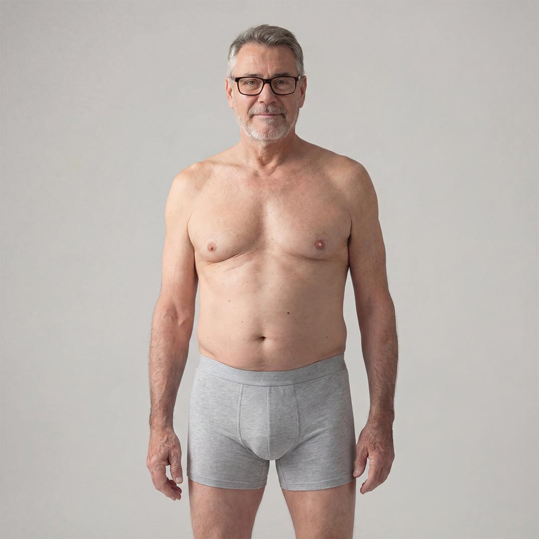 Sous-vêtements lavables d'incontinence homme