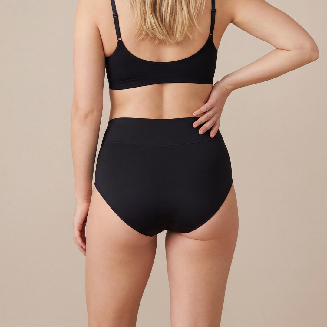 Pack de 3 Culottes Fuite Urinaire Mi-Haute Noir