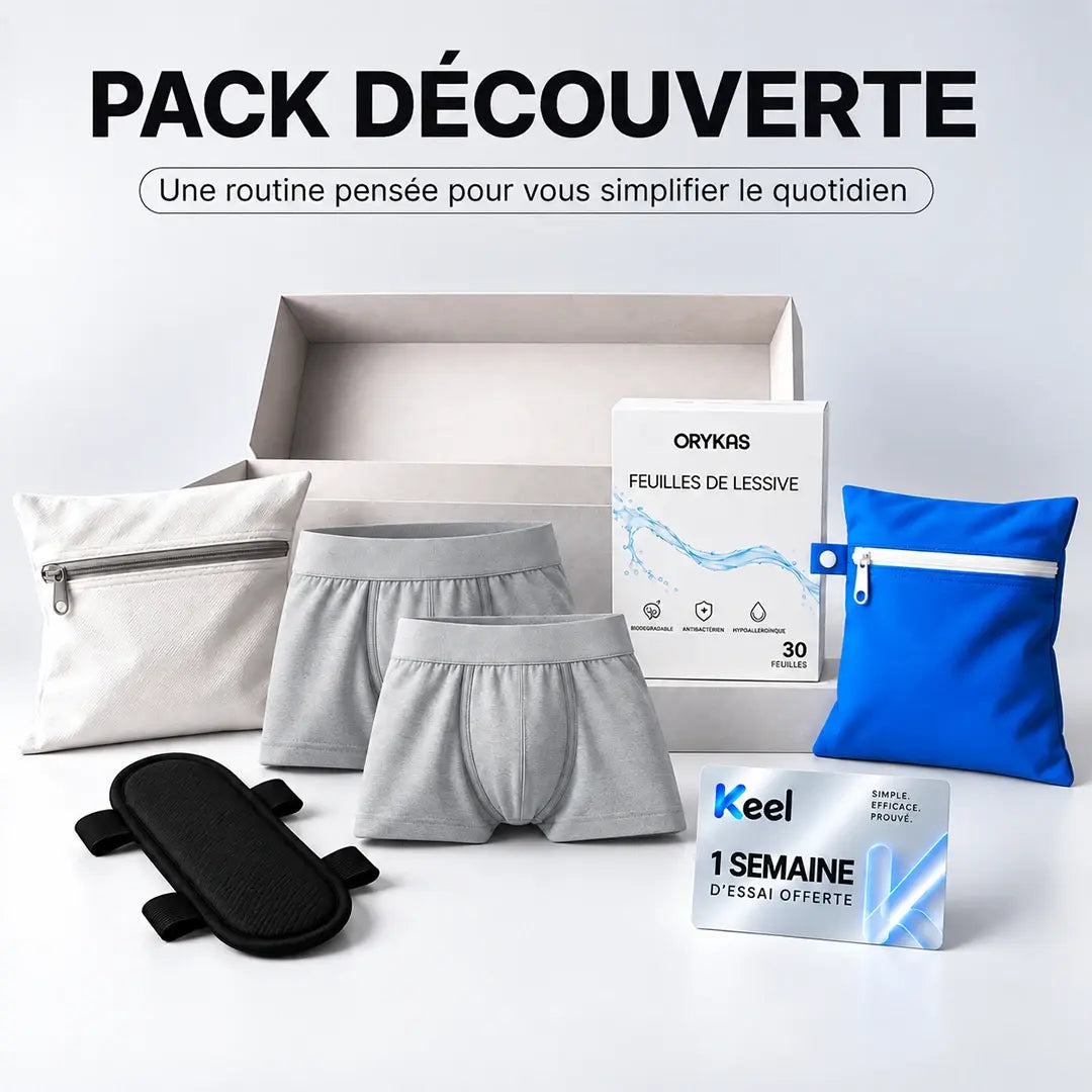 Pack Découverte Boxer Ultra Absorbant