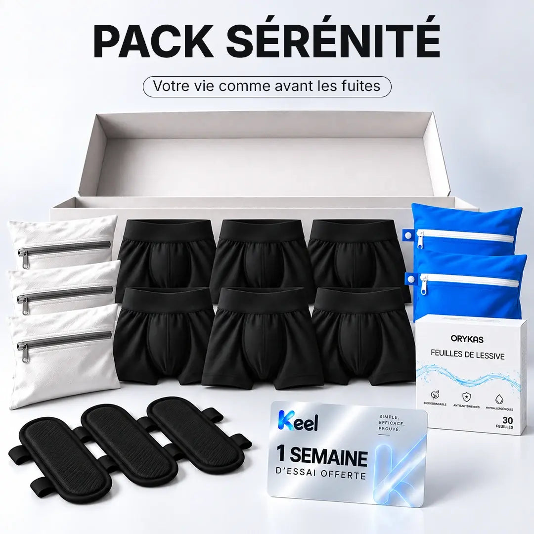 Pack Sérénité Boxer Ultra Absorbant