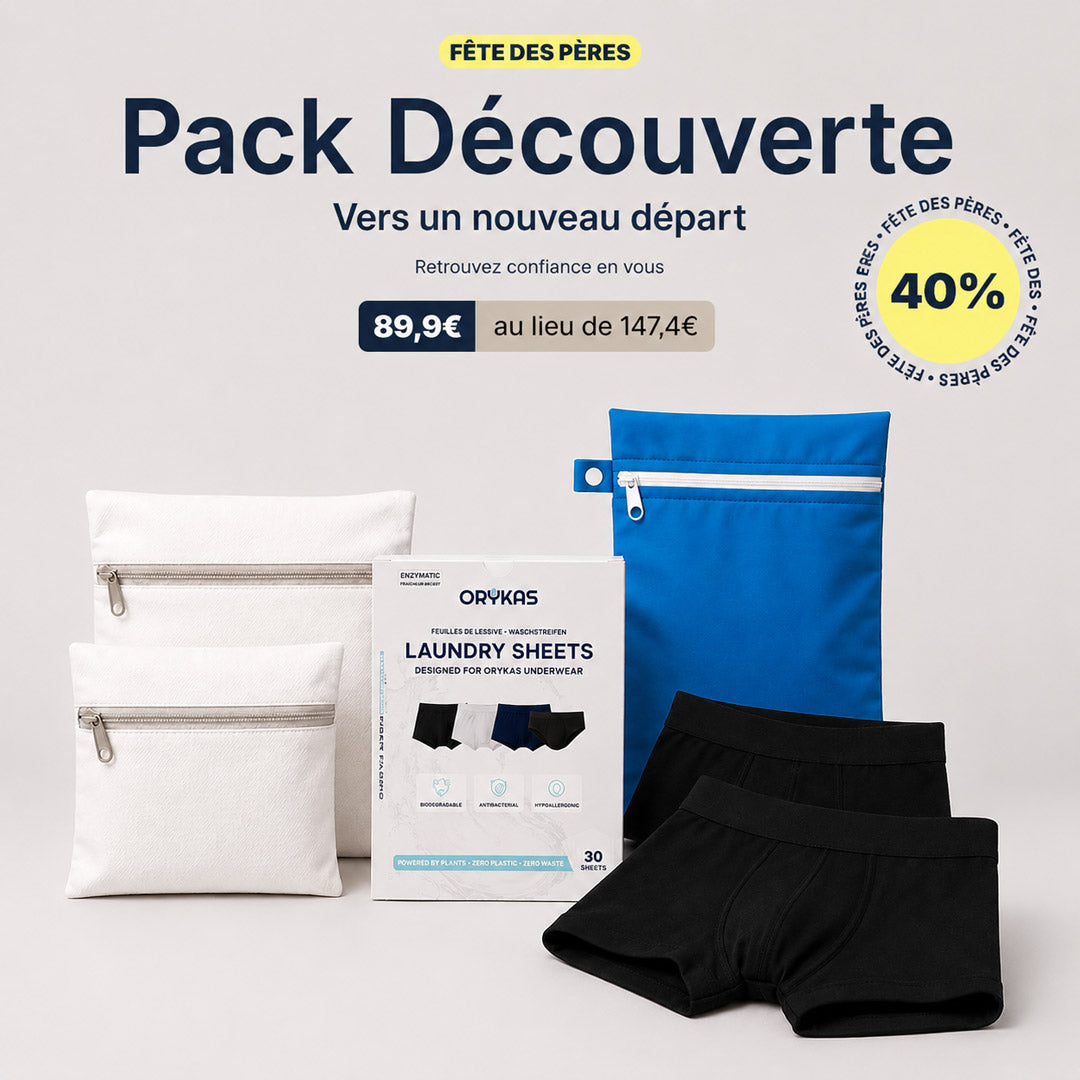 Pack Découverte Boxer Ultra Absorbant