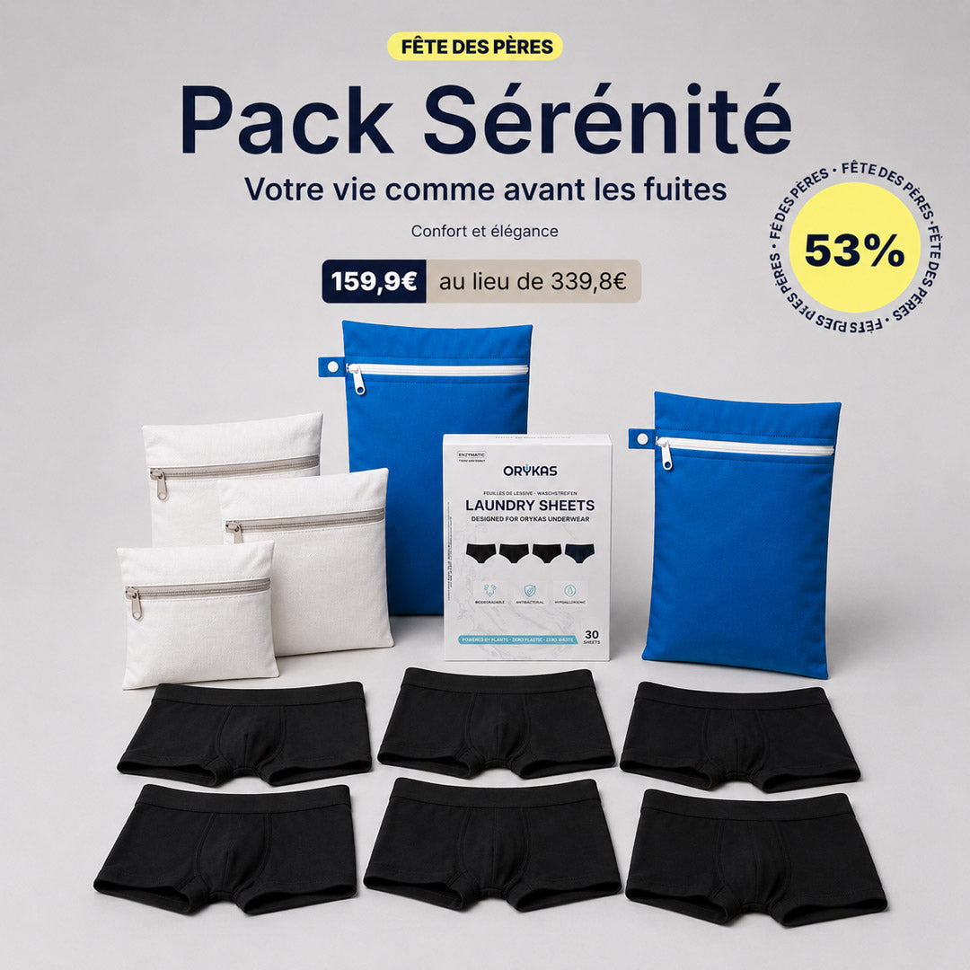 Pack Sérénité Boxer Ultra Absorbant