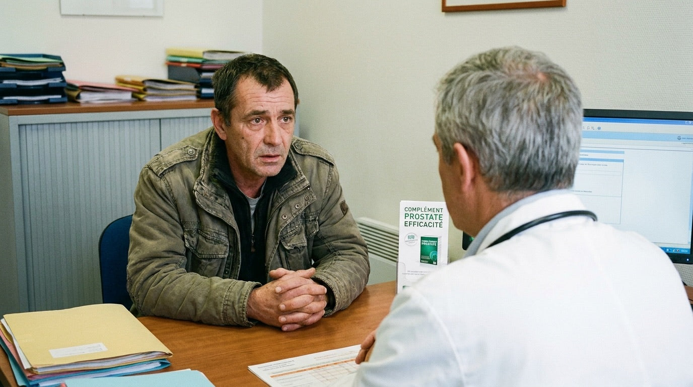Homme avec protection absorbante — complément prostate efficacité | Orykas