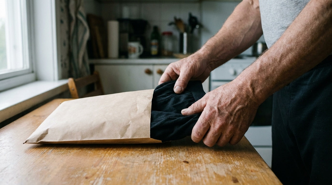 Homme avec protection absorbante — nocturies causes homme 60 ans | Orykas