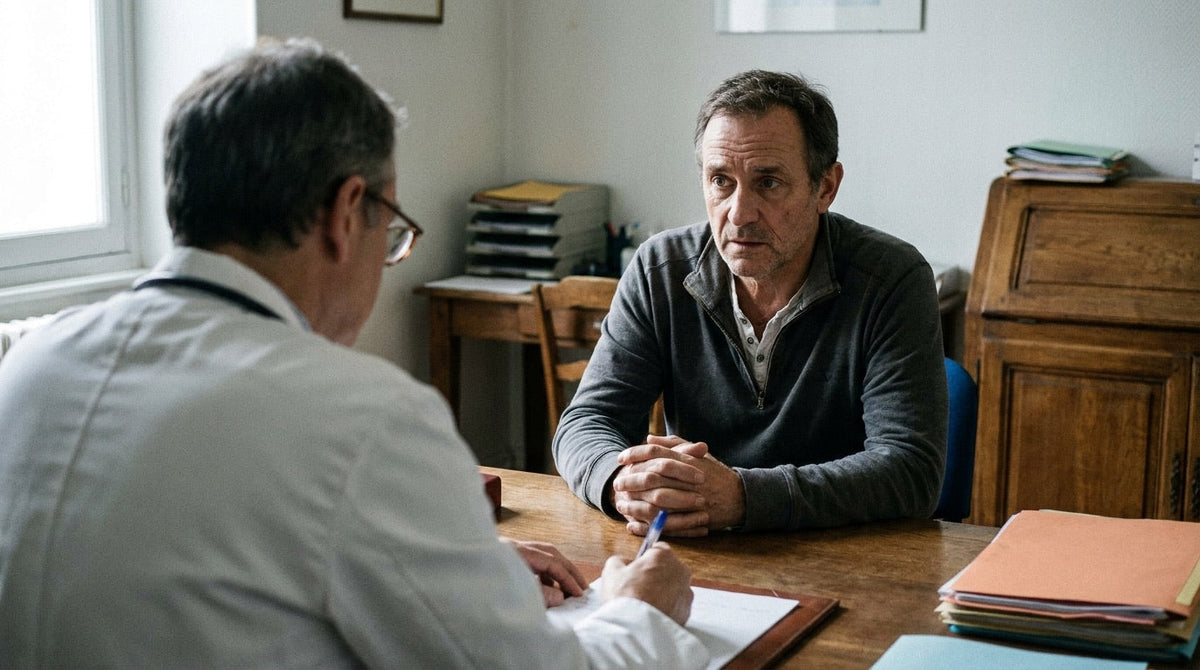 Homme avec protection absorbante — témoignage vie sociale incontinence homme retraité | Orykas