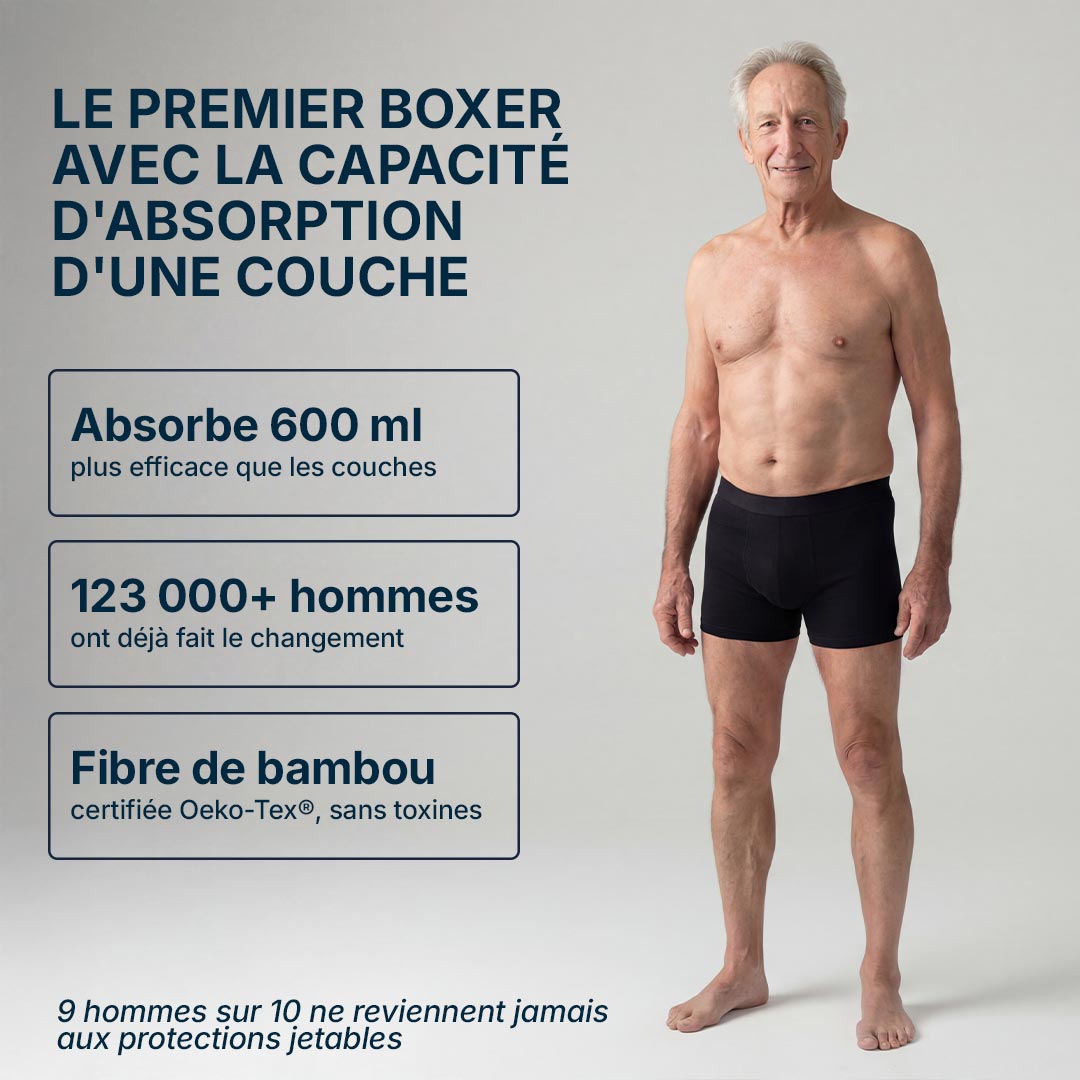 Boxer Incontinence Absorption Maximale