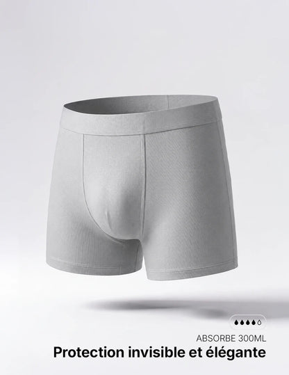 Boxer d'incontinence lavable pour homme
