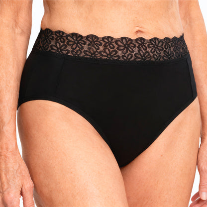 Culottes d’incontinence en dentelle absorbantes