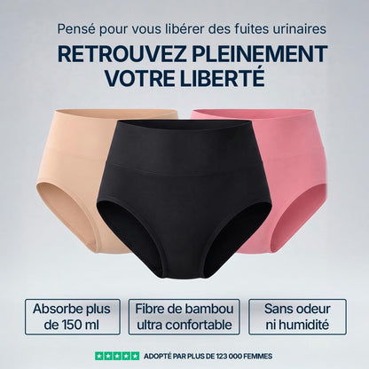 Culotte fuite urinaire mi haute