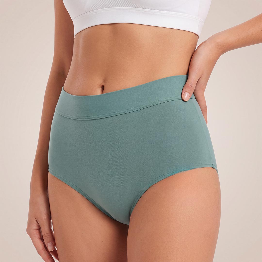 Culotte absorbante taille haute