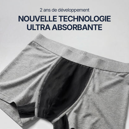 Boxer absorbant pour petites fuites