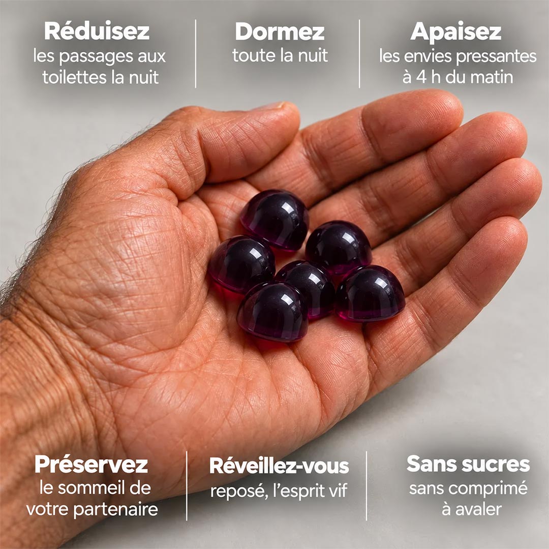 Orykas Gummies pour la Nuit Homme