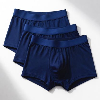 Lot de 3 boxers bleu marine ultra absorbants