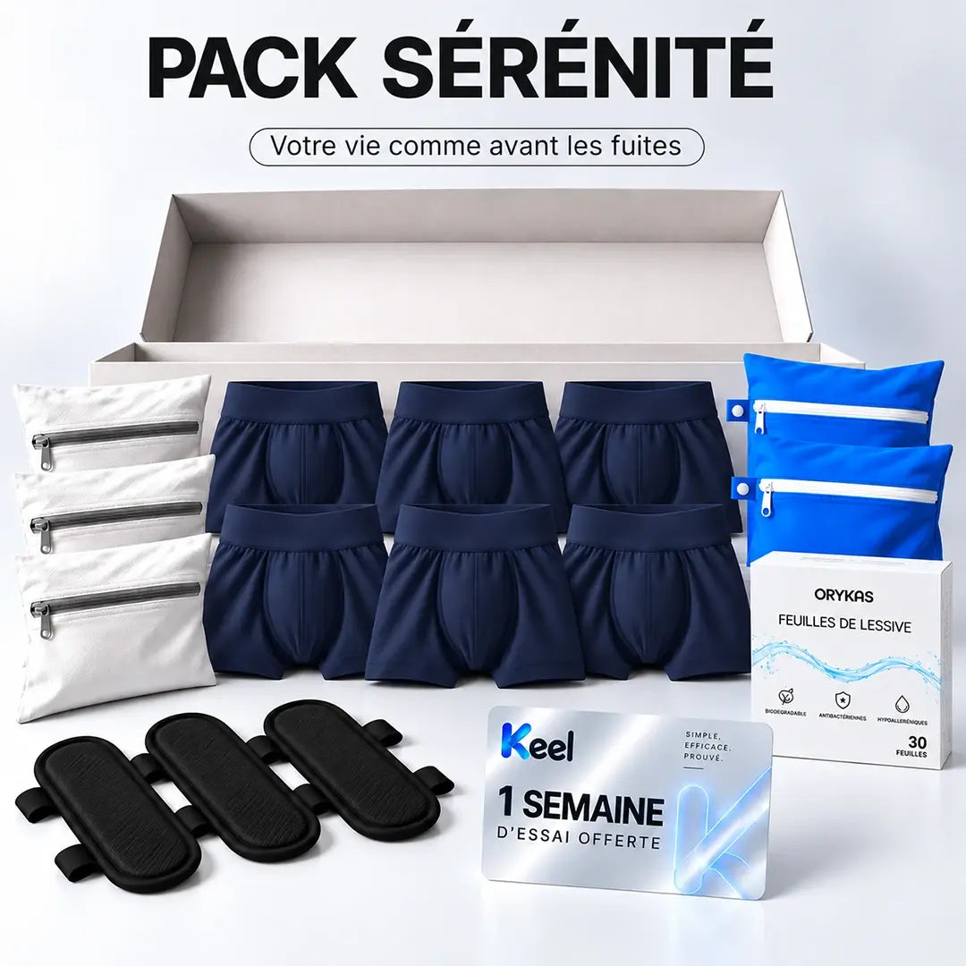 Pack Sérénité Boxer Ultra Absorbant