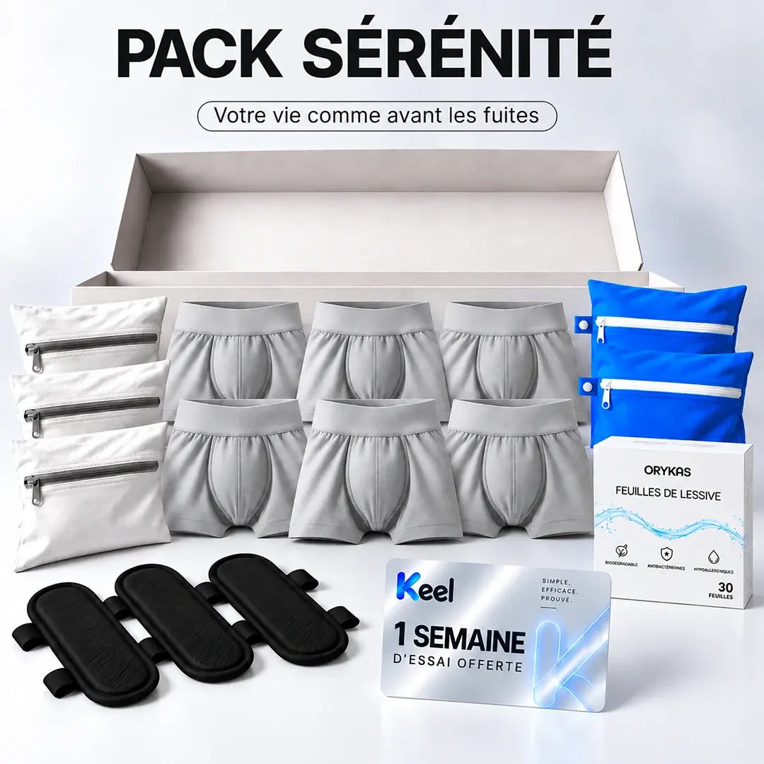 Pack Sérénité Boxer Ultra Absorbant