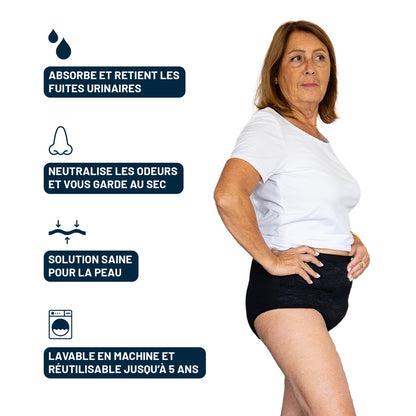 Culotte fuite urinaire importante