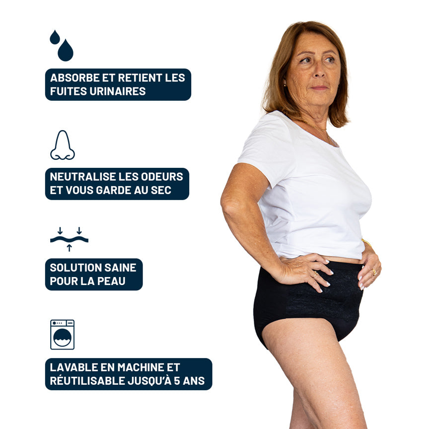 Culotte fuite urinaire importante